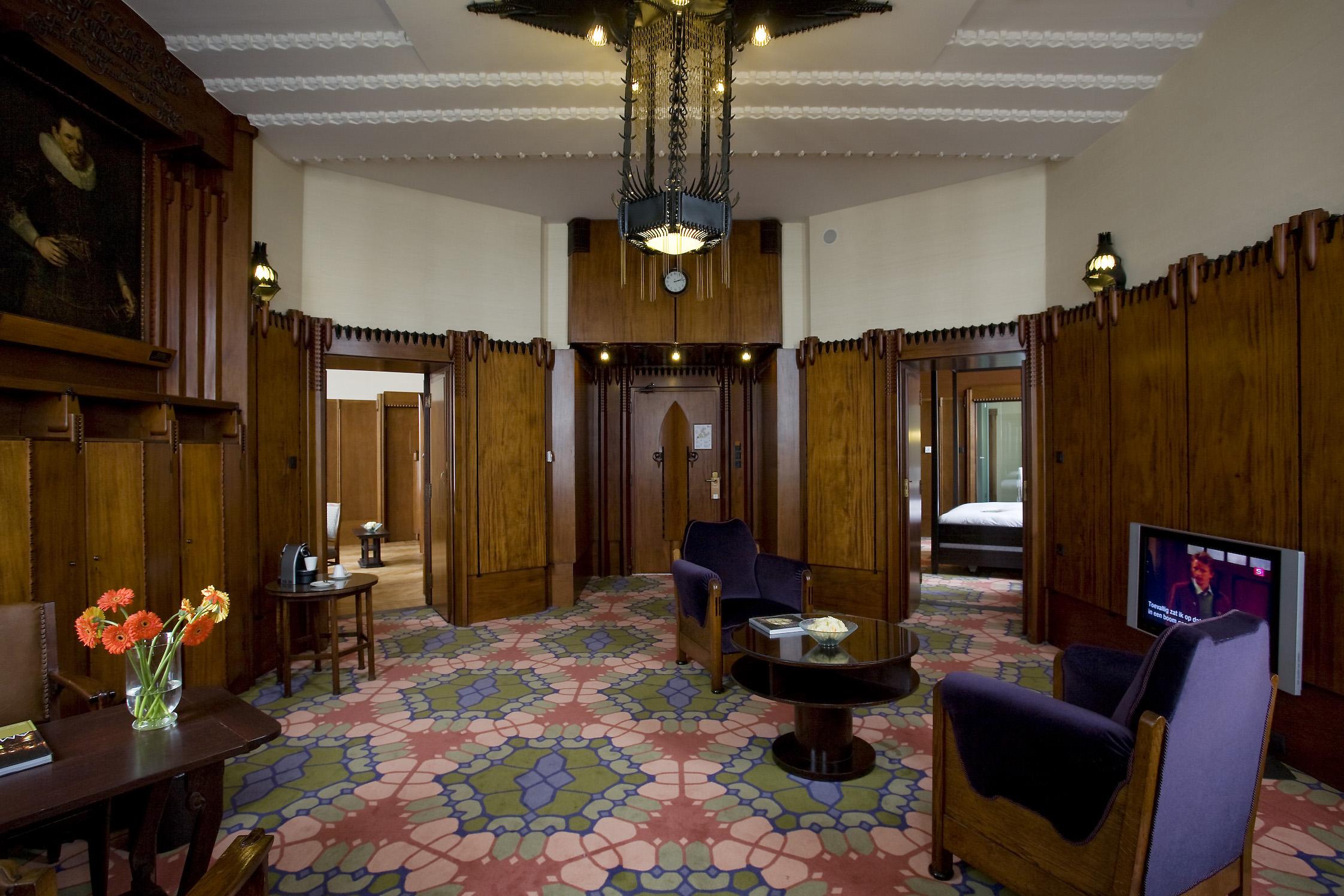 Grand Hotel Amrath Амстердам Екстер'єр фото The interior of the hotel